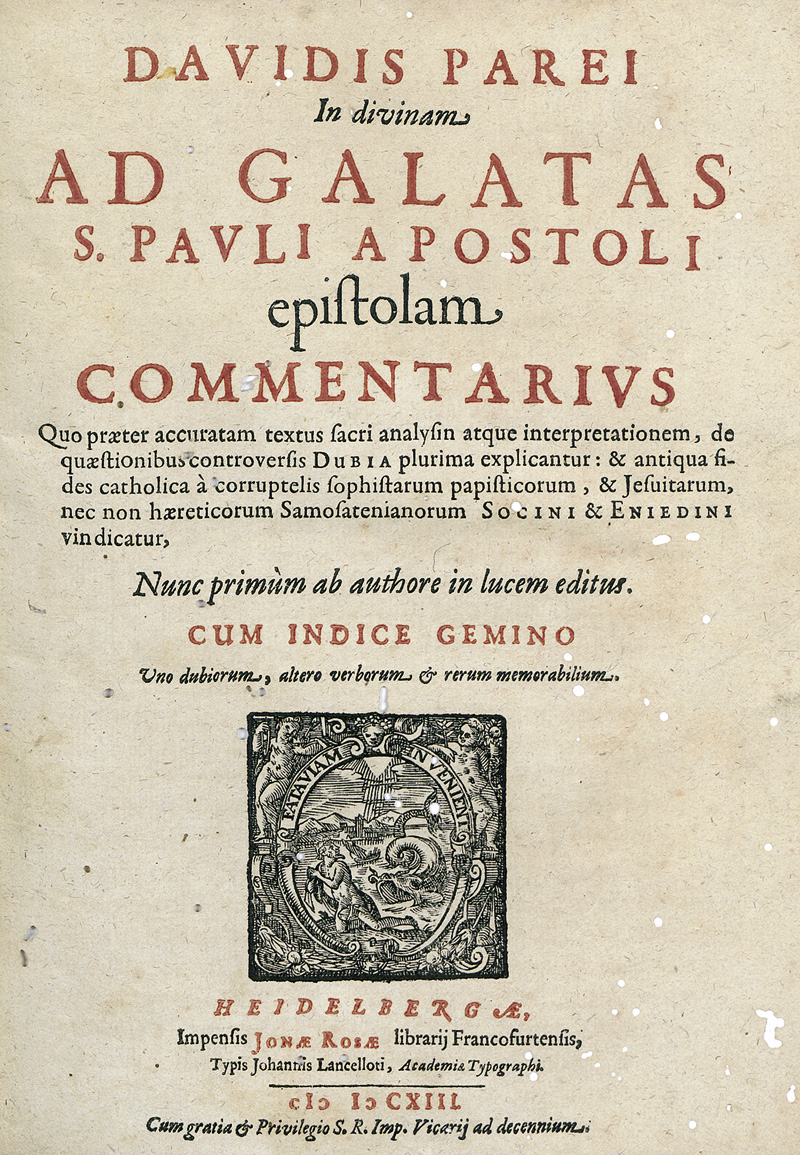 Eglin, Raphael: Expressa & solida totius Apocalypsis dominicae epilysis