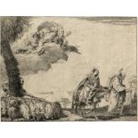 Tiepolo, Giovanni Domenico: Die Hl. Familie verlässt die Stadt