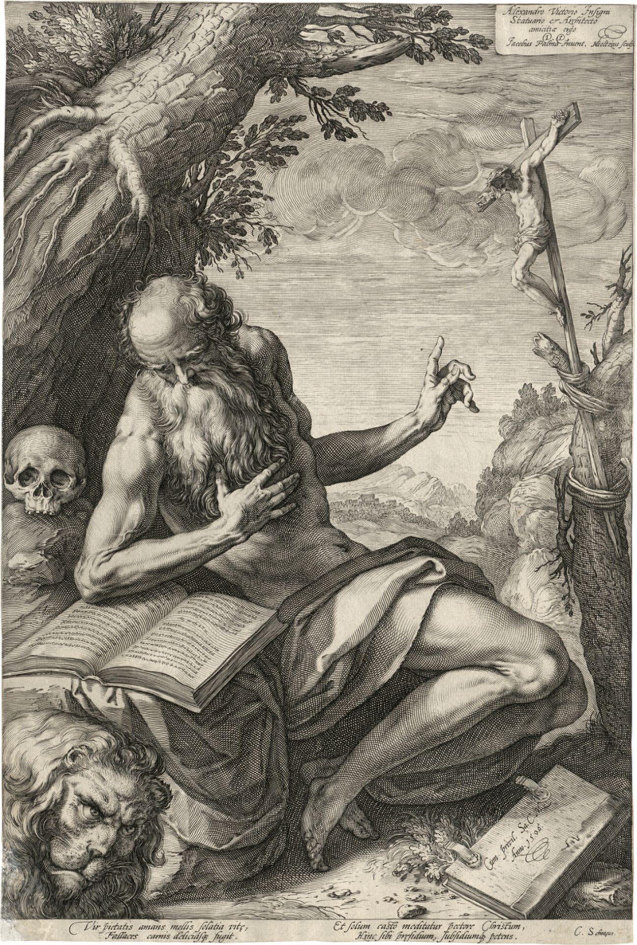 Goltzius, Hendrick: Der hl. Hieronymus