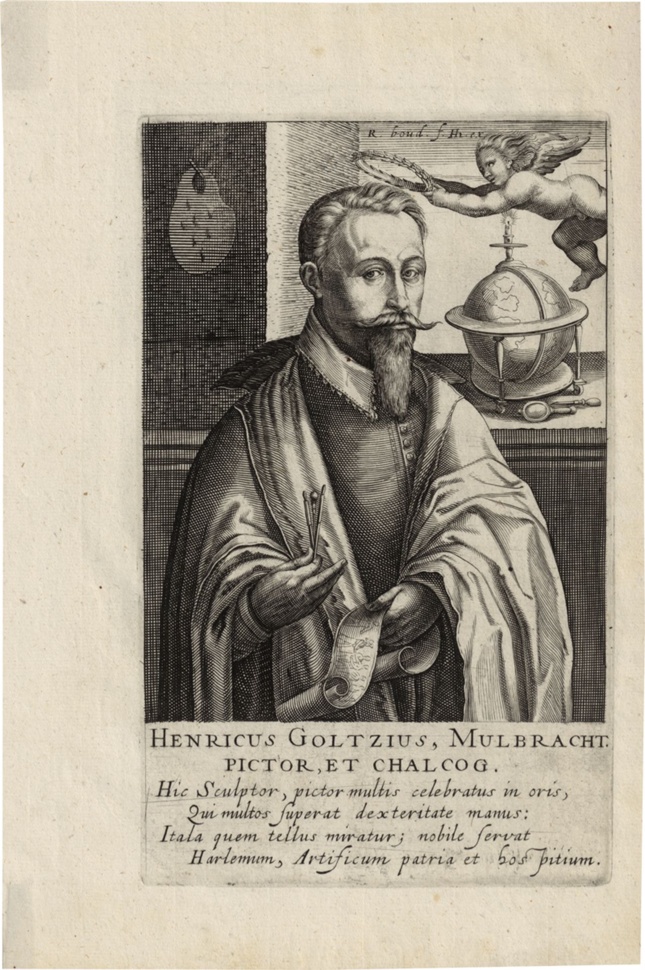 Baudous, Robert de: Bildnis des Hendrick Goltzius