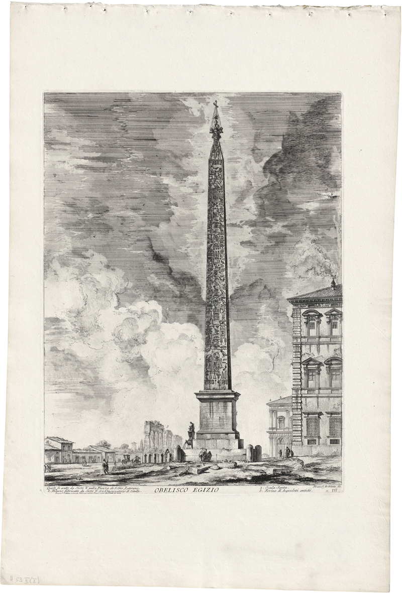 Piranesi, Giovanni Battista: Obelisco Egizio