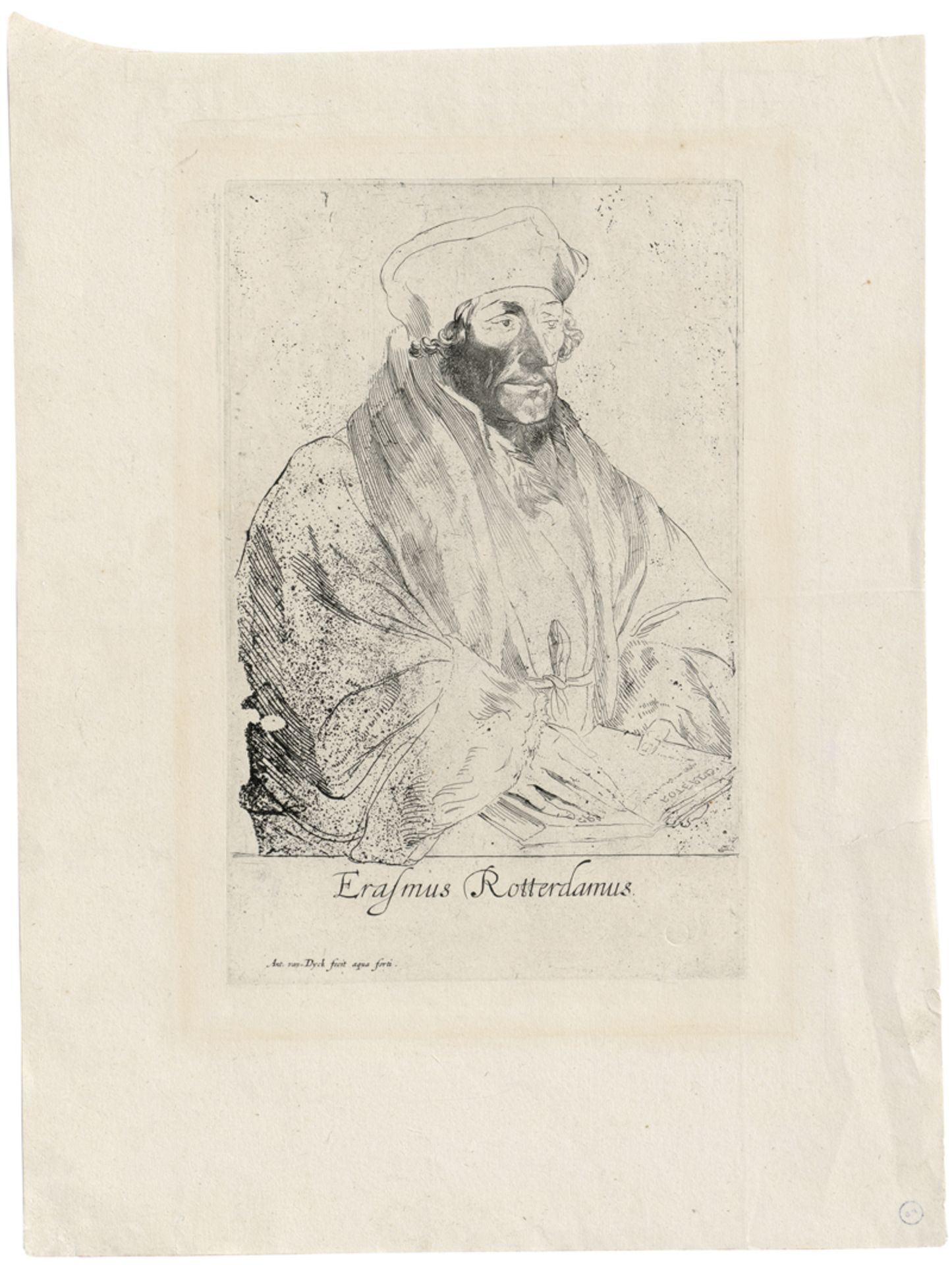 Dyck, Anthony van: Bildnis des Erasmus von Rotterdam
