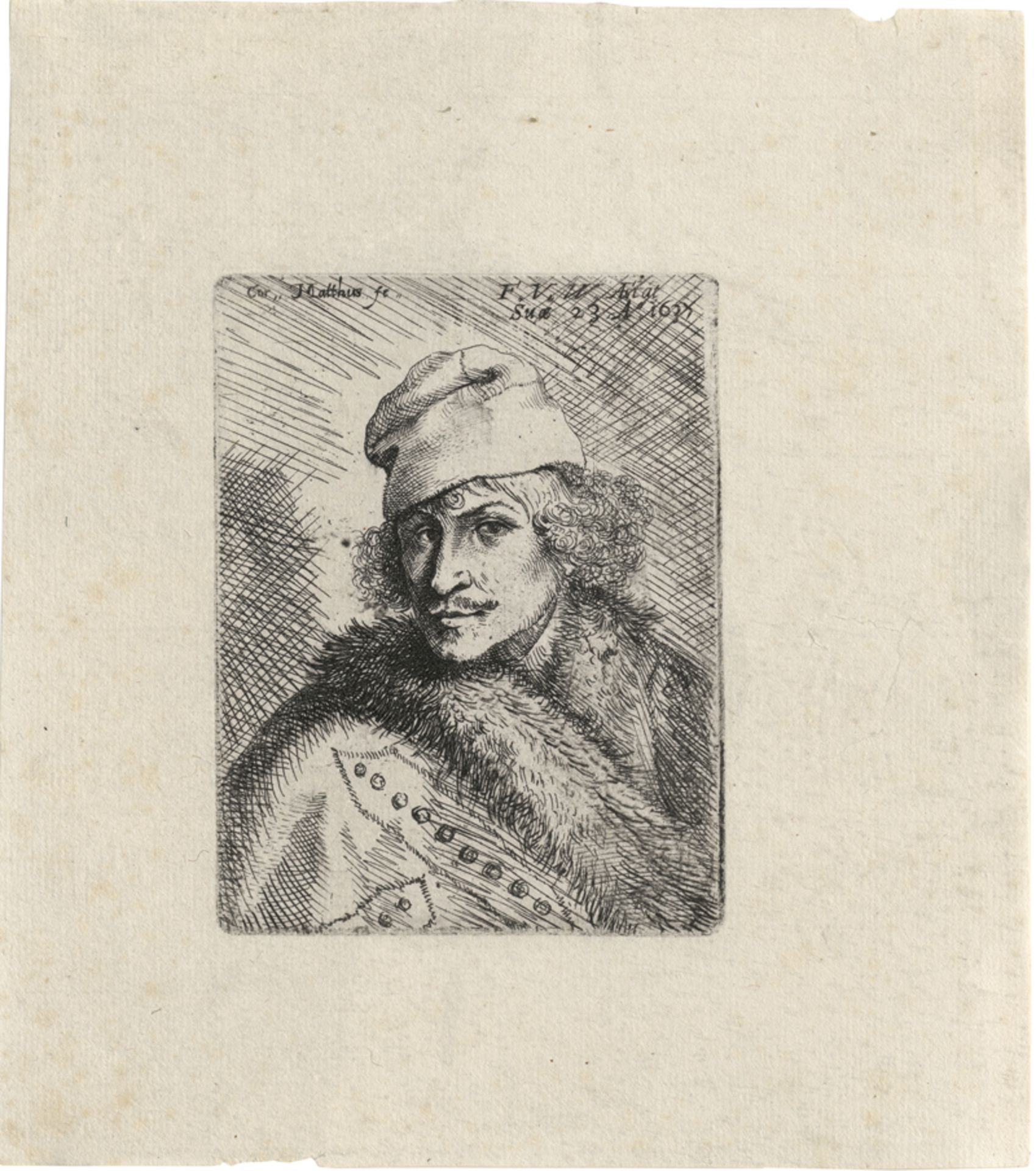 Matteus, Cornelis: Brustbildnis des Frans van Wyngaerde