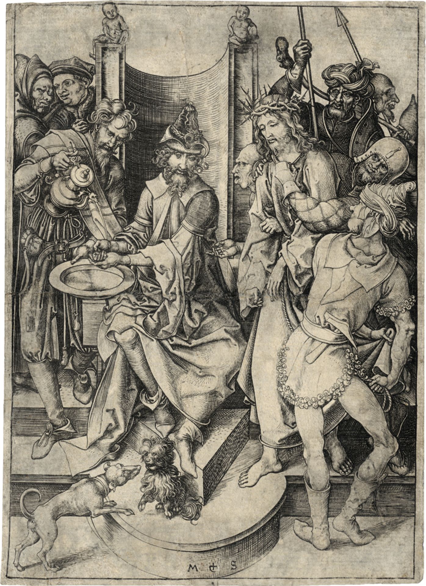 Schongauer, Martin: Christus vor Pilatus