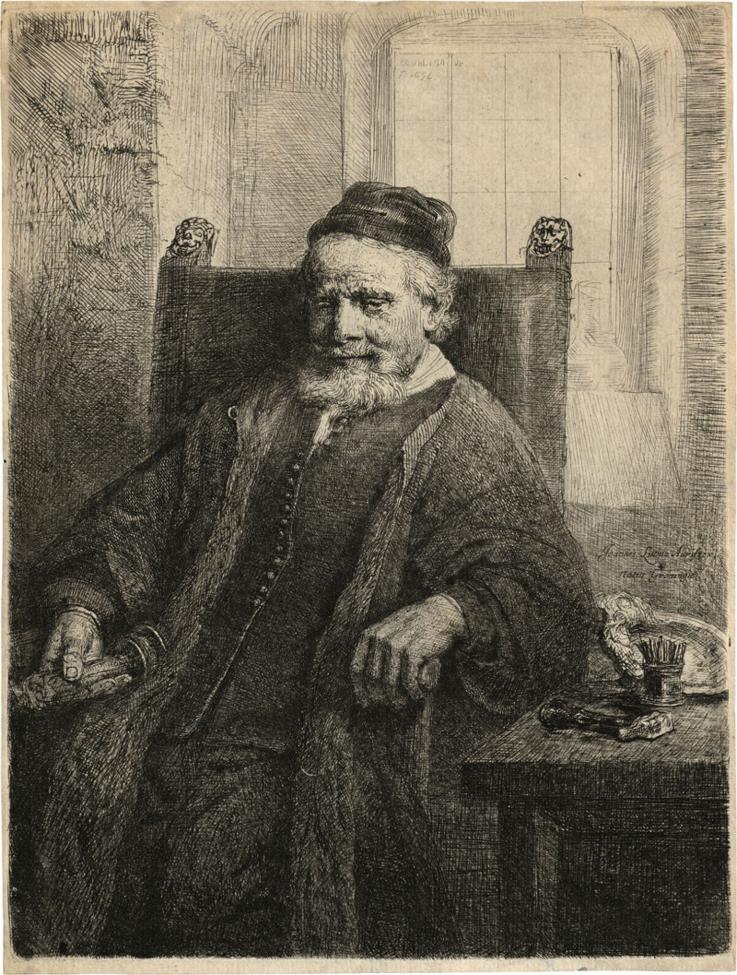 Rembrandt Harmensz. van Rijn: Bildnis des Goldschmieds Jan Lutma