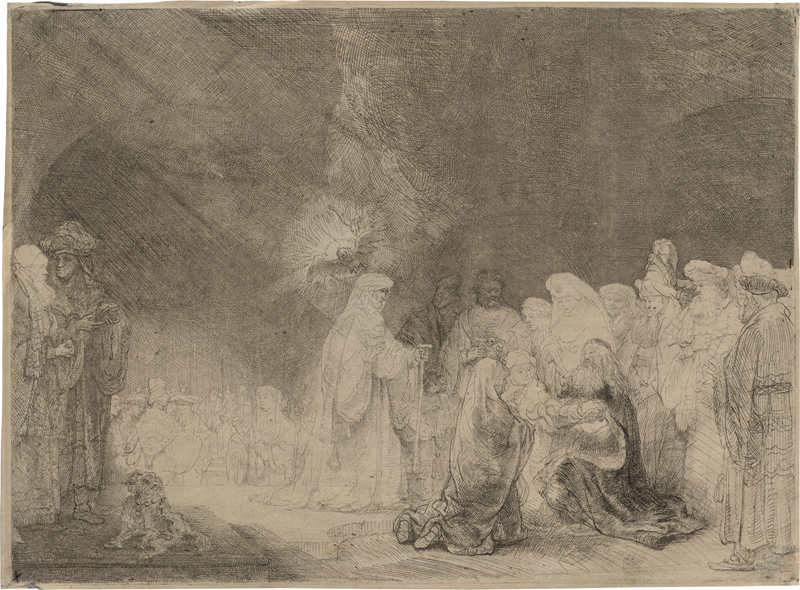 Rembrandt Harmensz. van Rijn: Die Darstellung im Tempel