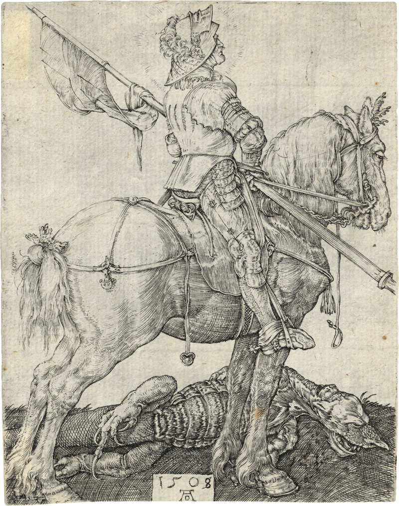 Dürer, Albrecht: Der hl. Georg zu Pferd