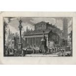 Piranesi, Giovanni Battista: Veduta della Basilica di S. Lorenzo fuori delle mura