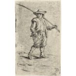 Teniers II, David - nach: Mann mit Angelrute auf der Schulter