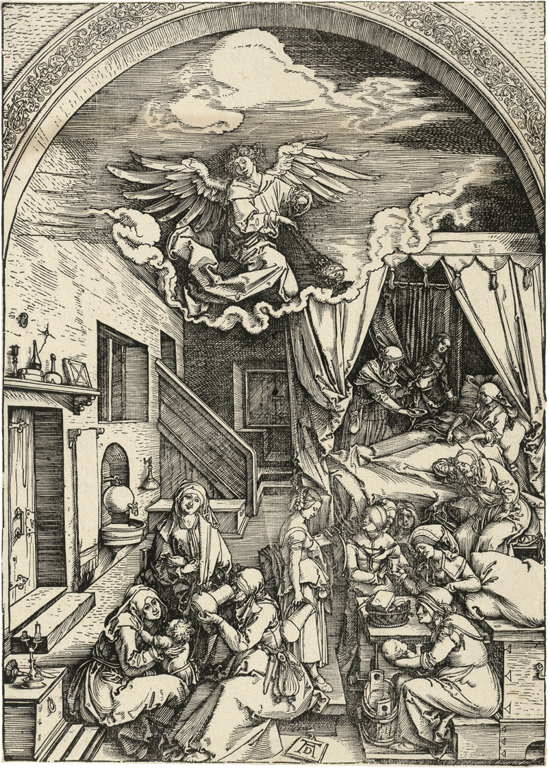 Dürer, Albrecht: Die Geburt Mariens