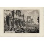 Piranesi, Giovanni Battista: Veduta del Castello dell'Acqua Paola sul Monte Aureo