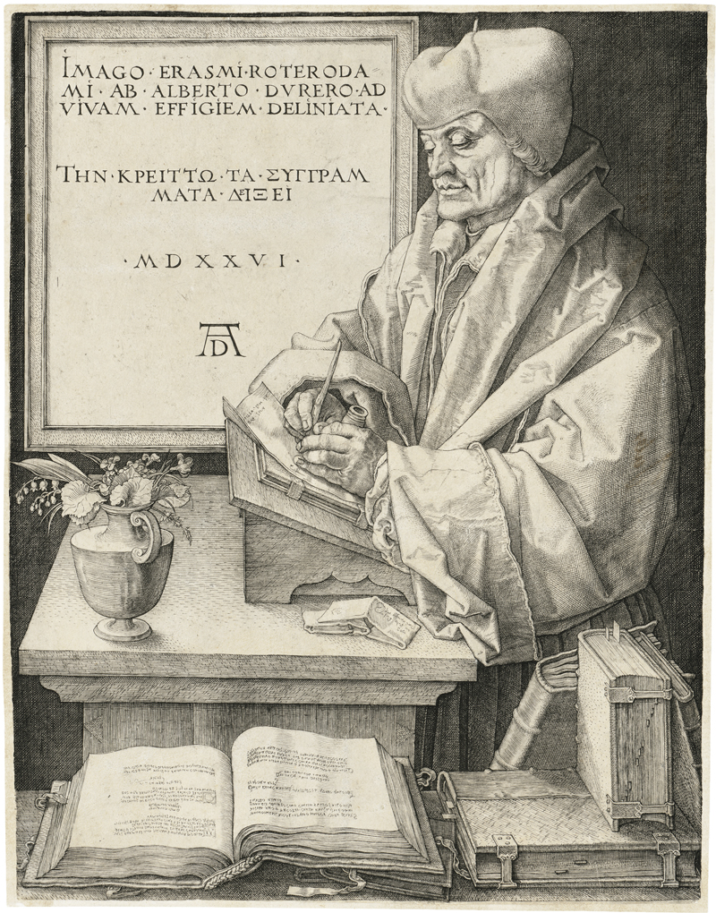 Dürer, Albrecht: Erasmus von Rotterdam