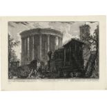 Piranesi, Giovanni Battista: Veduta del tempio della Sibilla in Tivoli