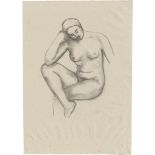 Maillol, Aristide: Etude de nue, assise