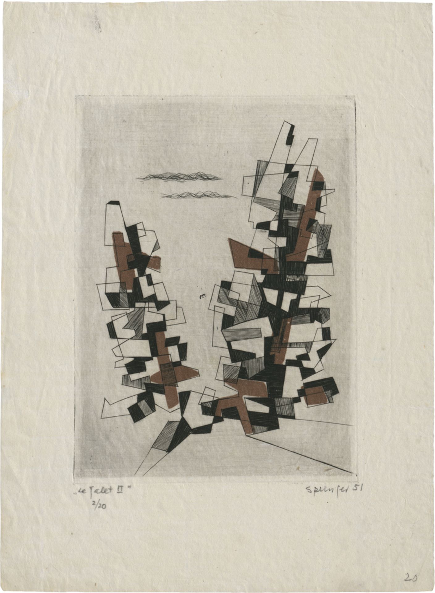 Springer, Ferdinand: Vier abstrakte Kompositionen