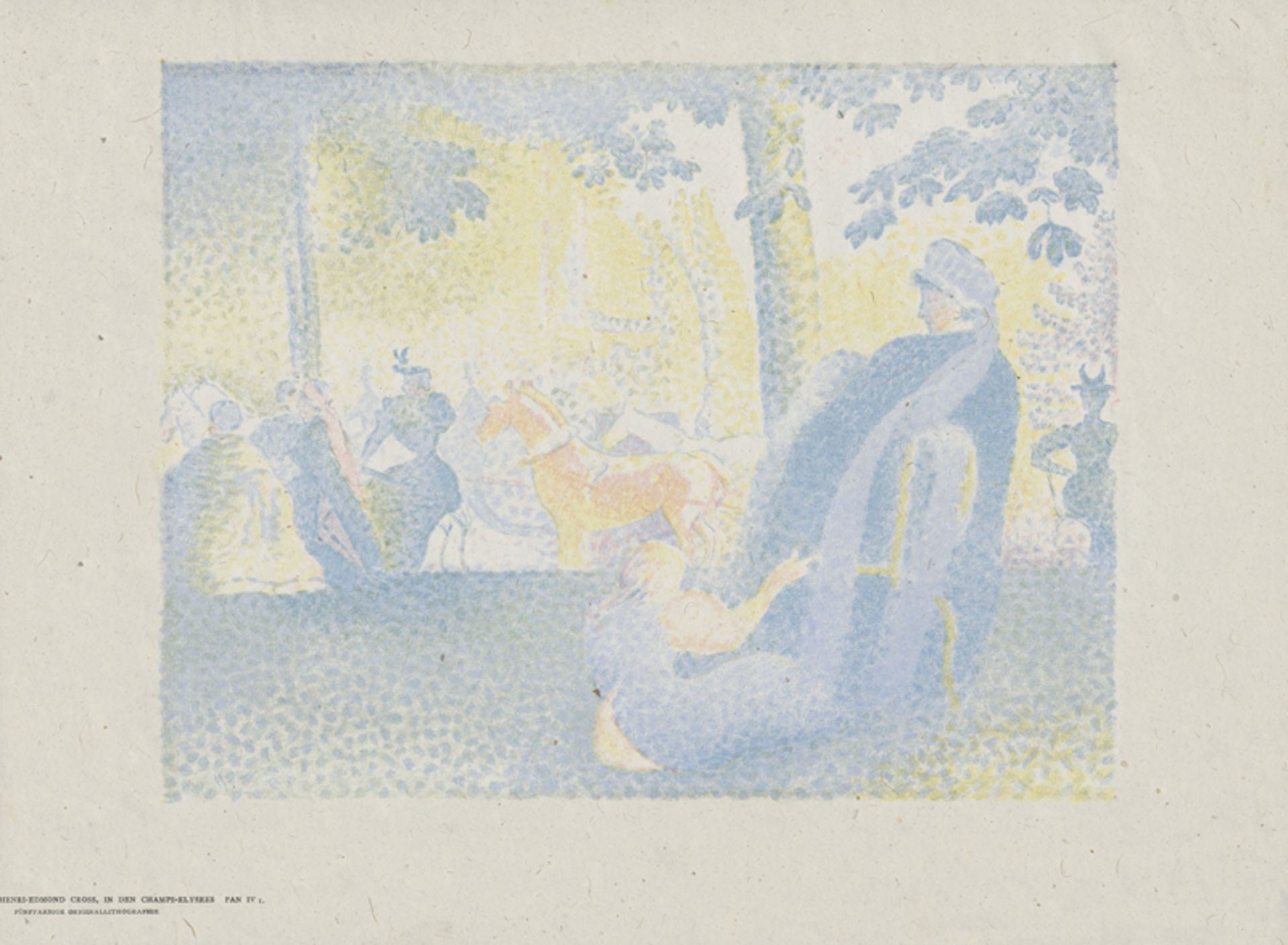 Cross, Henri Edmond: In den Champs-Elysées