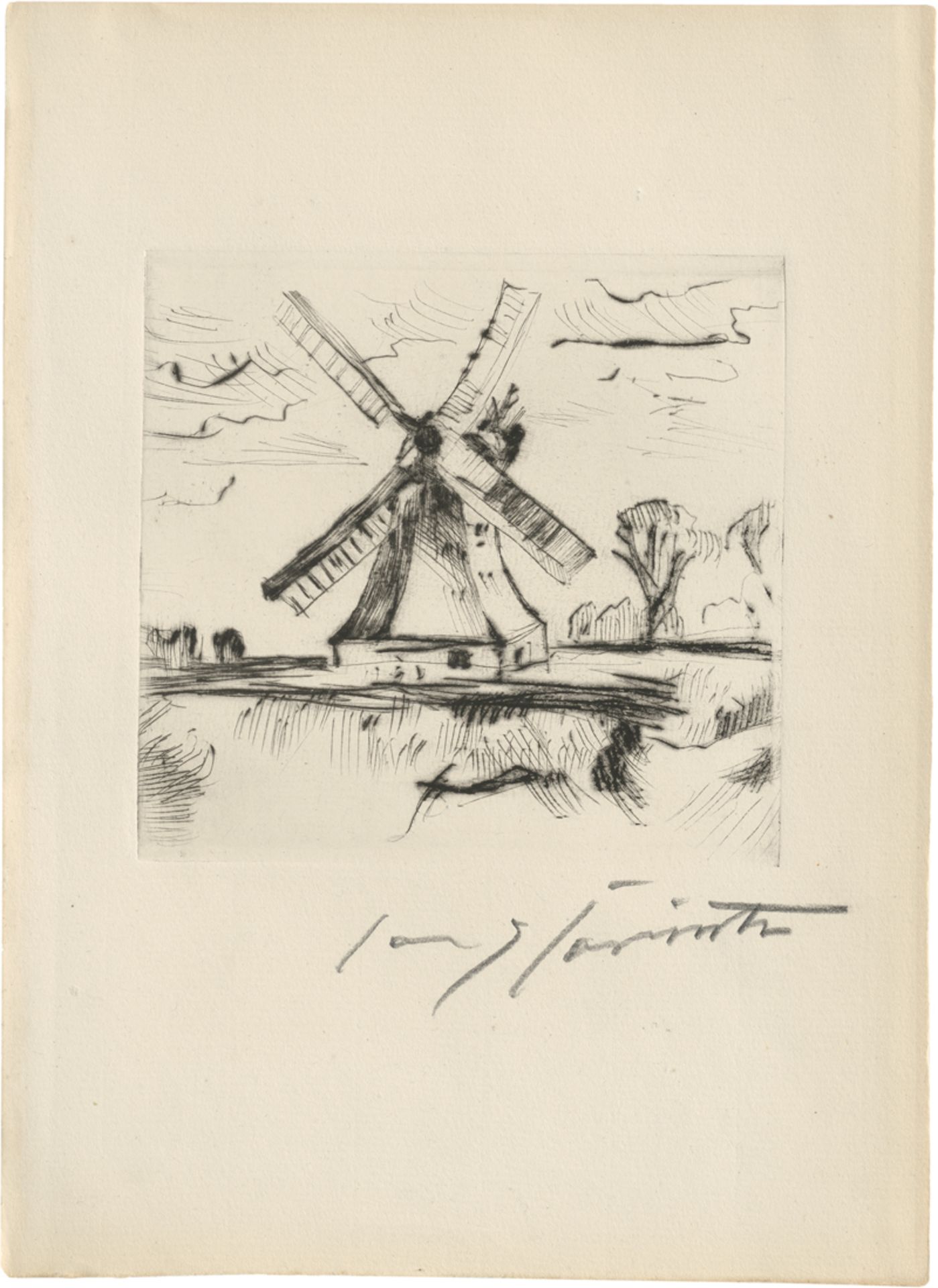 Corinth, Lovis: Windmühle