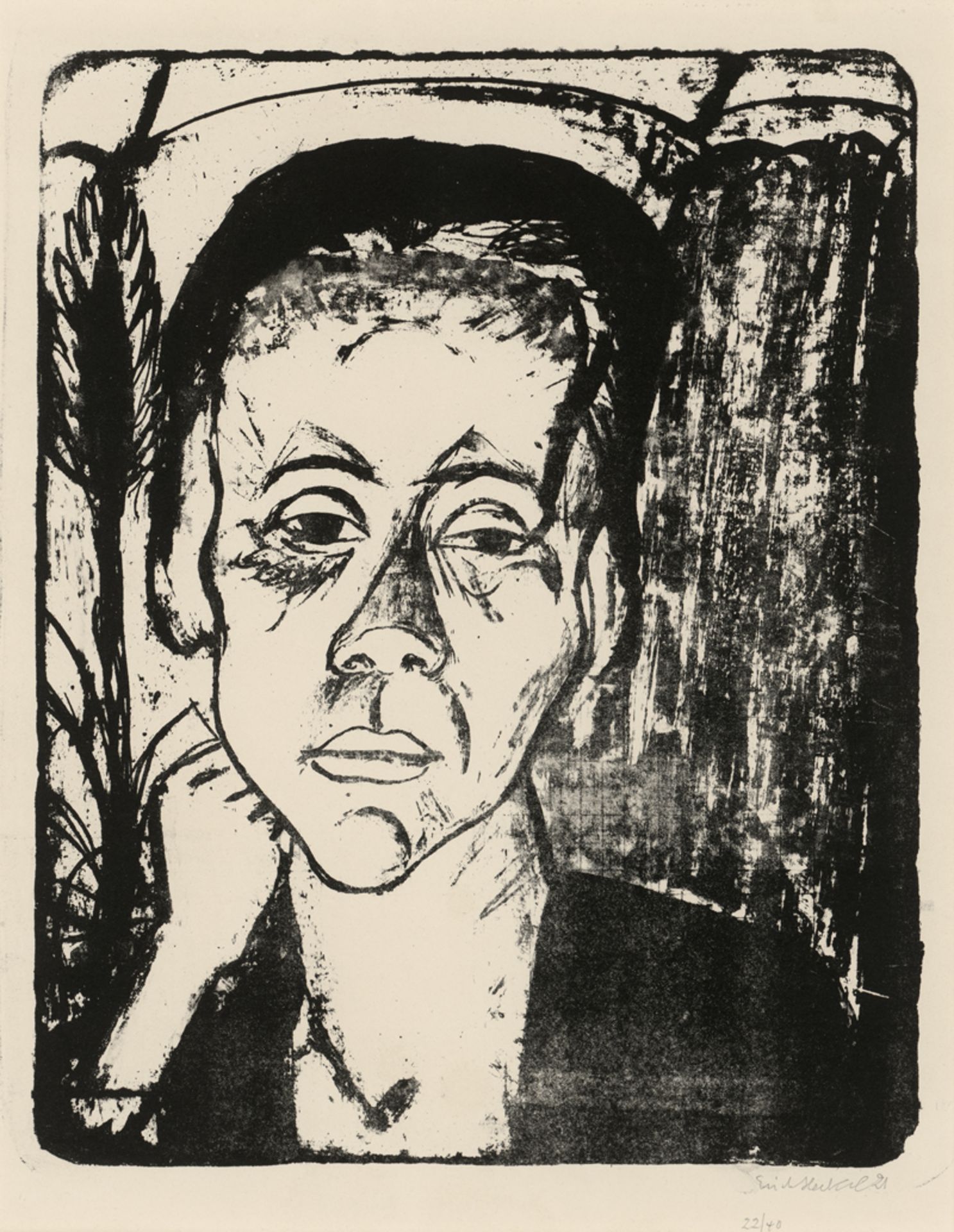 Heckel, Erich: Frau