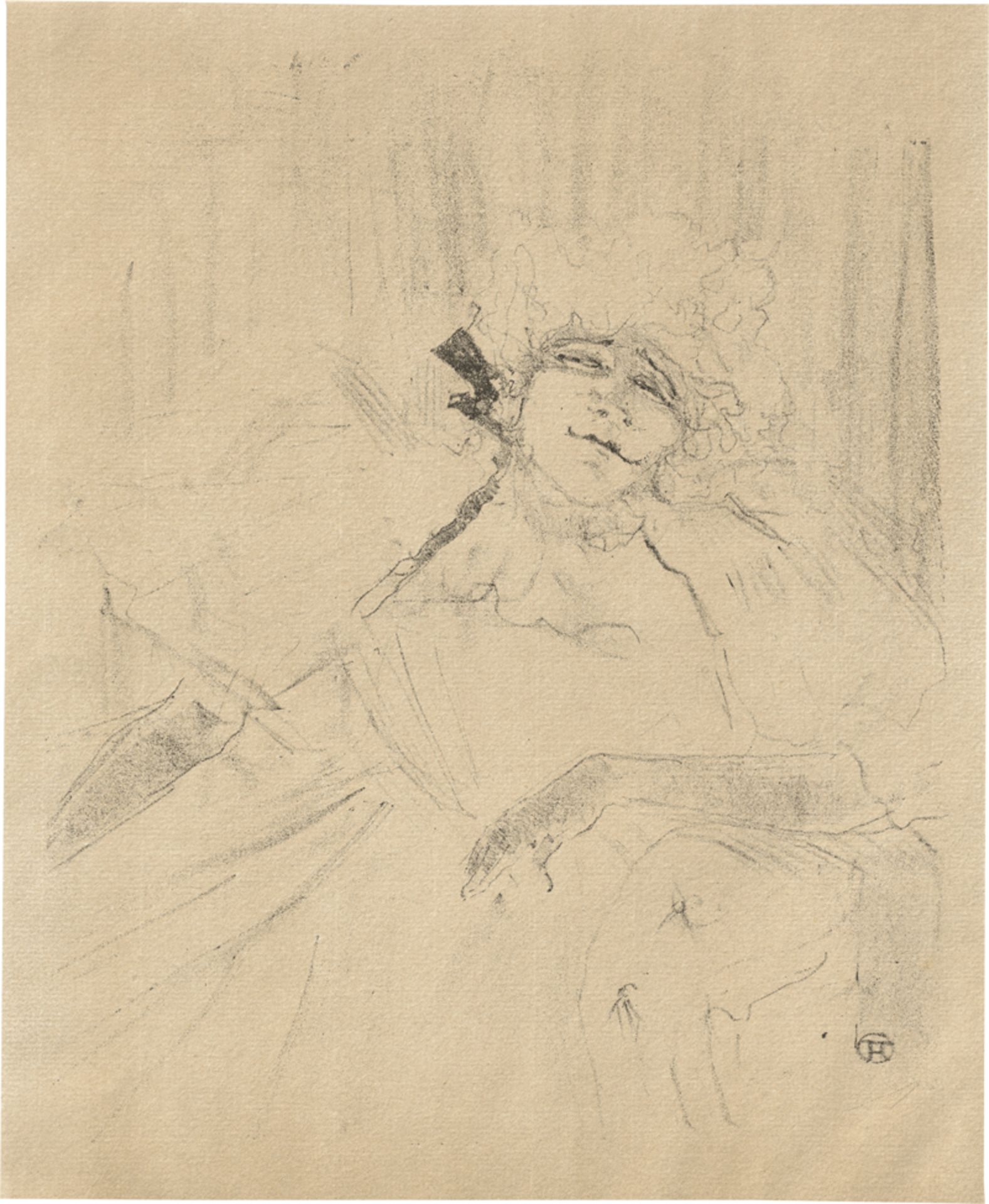 Toulouse-Lautrec, Henri de: Yvette Guilbert, Chanson Ancienne