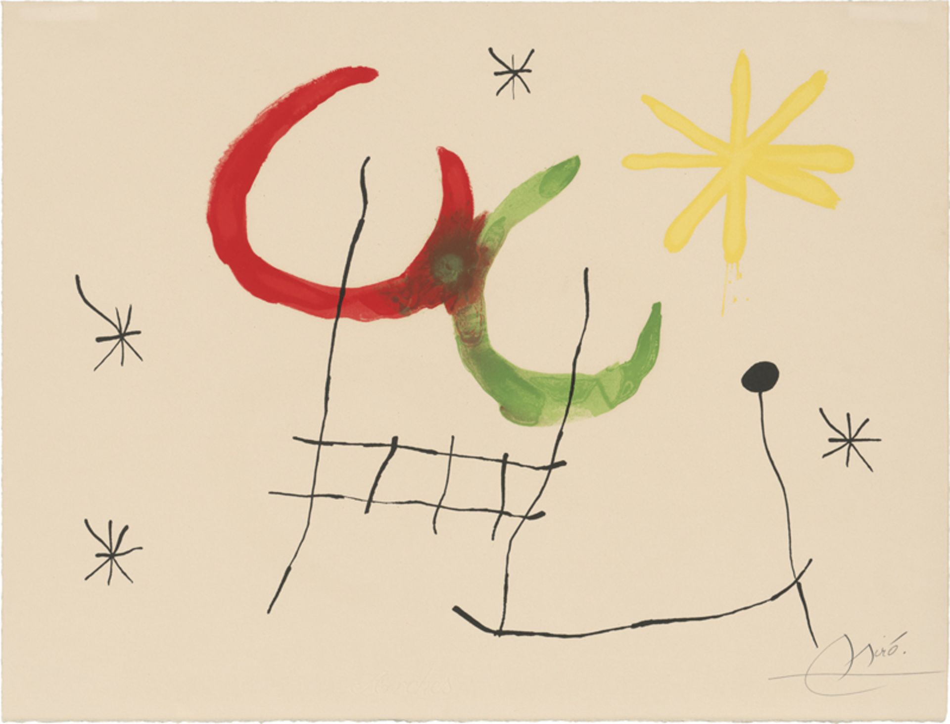 Miró, Joan: Aus: Ubu auf den Balearen
