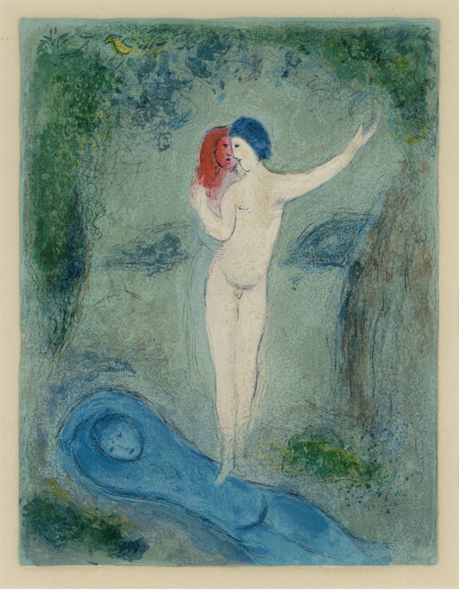 Chagall, Marc: Der Kuss Chloes