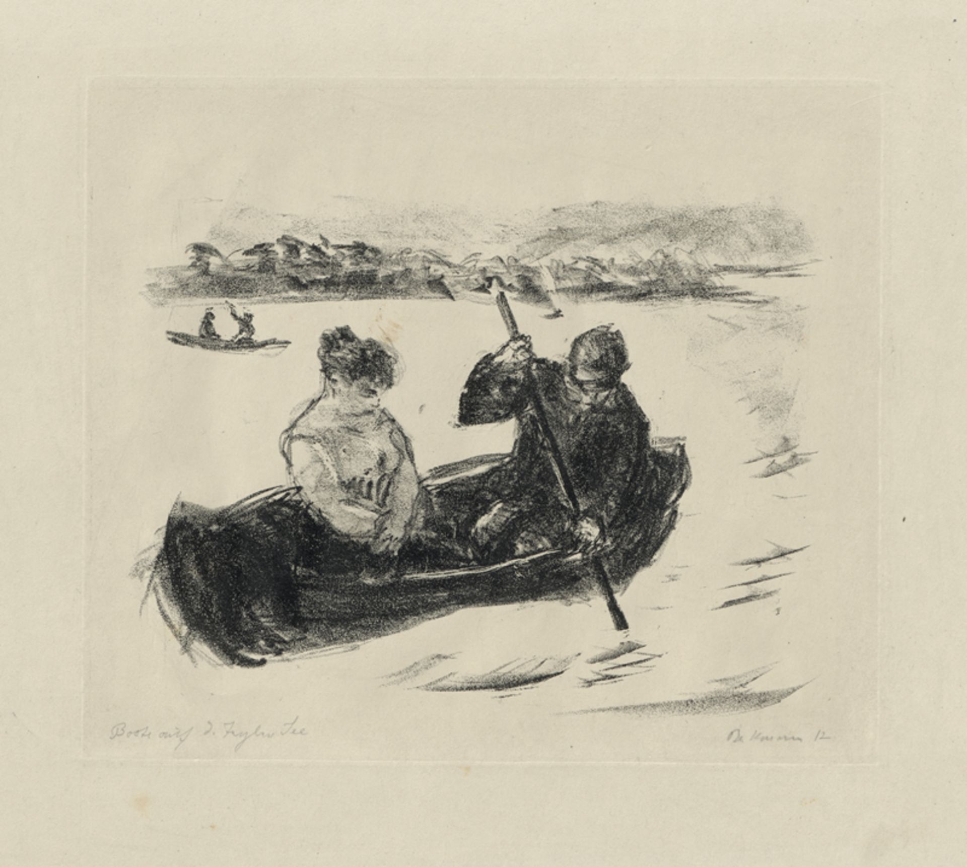 Beckmann, Max: Boote auf dem Tegeler See