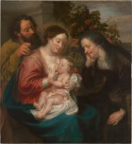 Rubens, Peter Paul - Schule: Die Heilige Familie mit Joseph und Anna