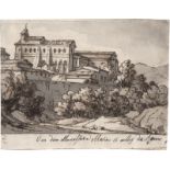 Französisch: um 1810. Blick auf das Kloster Santissimo Rosario in Mar...