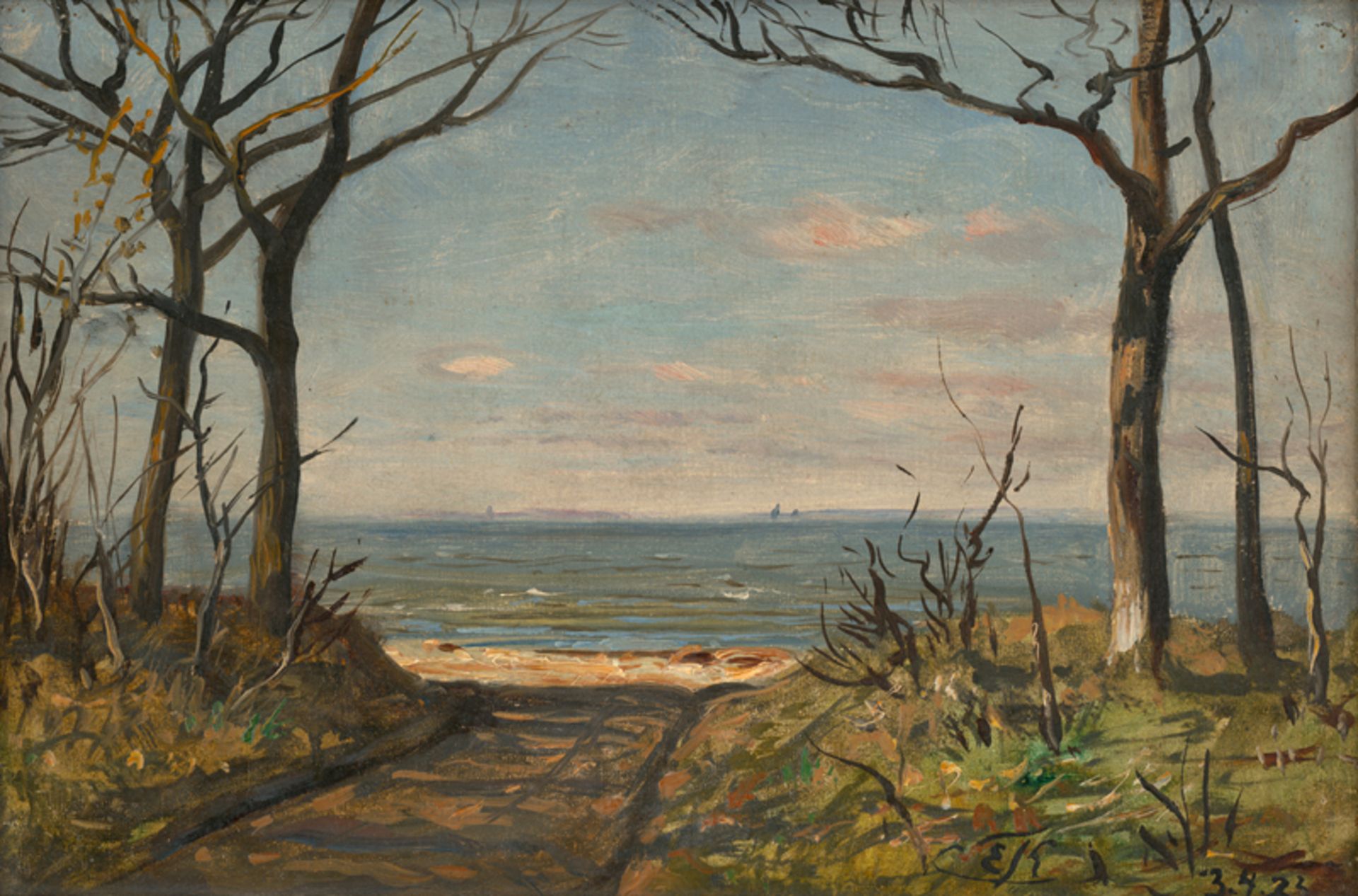 Koerner, Ernst Carl Eugen: Frühlingstag an der Ostsee