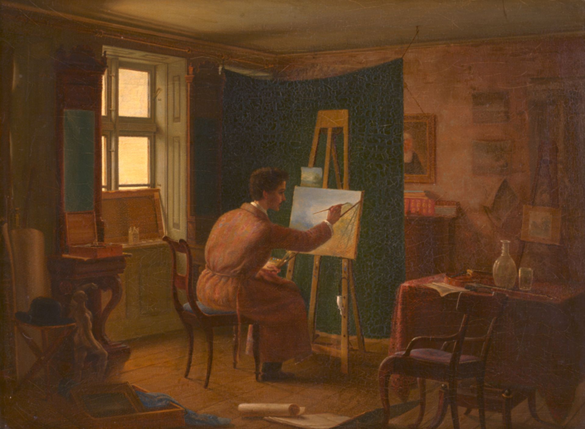 Jepsen, Morton: Der Künstler Emil Cordius Orth in seinem Atelier