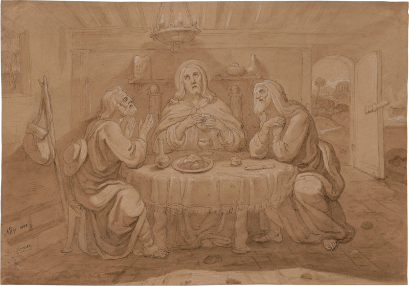 Nadorp, Franz Johann Heinrich: Christus und die Jünger in Emmaus