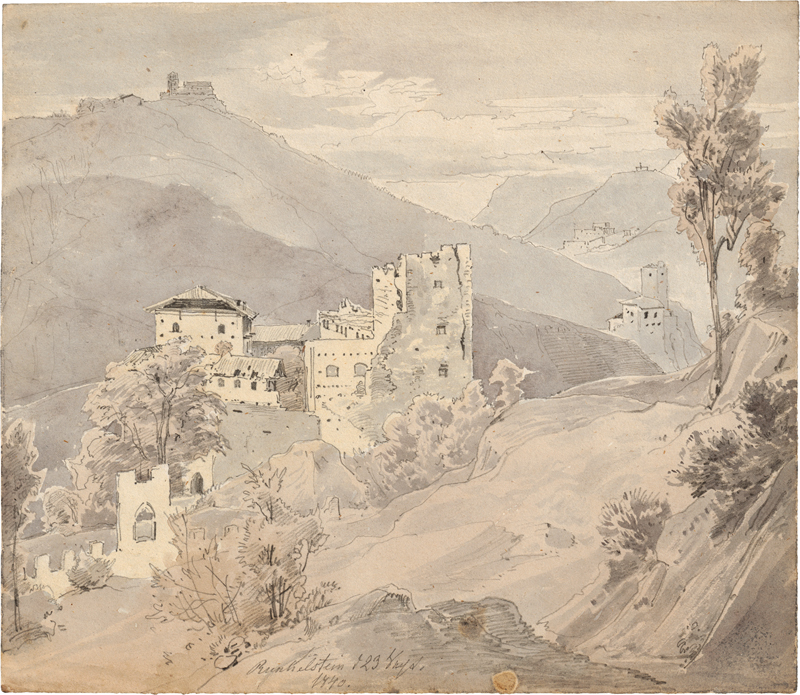 Ahlborn, August Wilhelm Julius: Ansicht von Burg Runkelstein bei Bozen