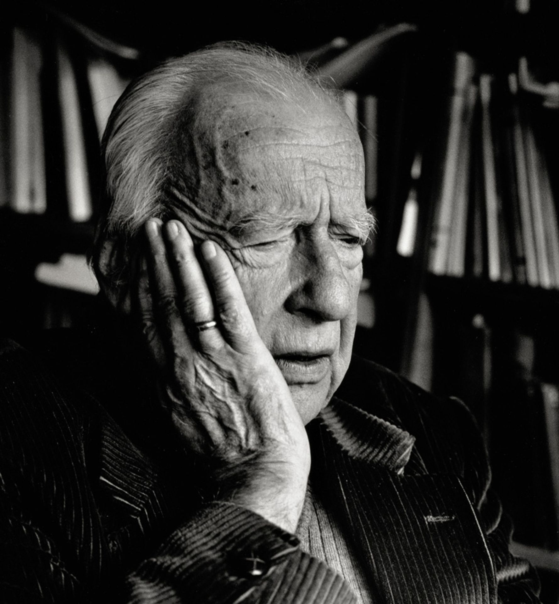 Gadamer, Hans Georg und Kruse, Ingr...: Masch. Brief m. U. und: 4 Porträts in Originalfotografie