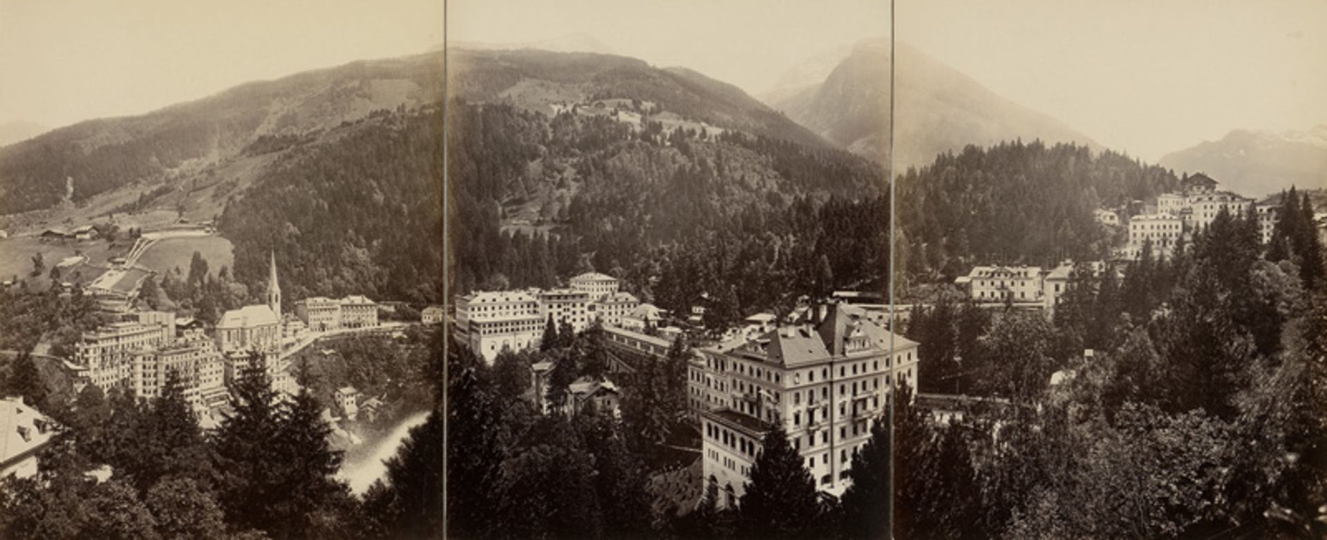 Gastein: Panoramic view of Gastein