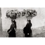 Boubat, Edouard: Women with Flowers, Portugal