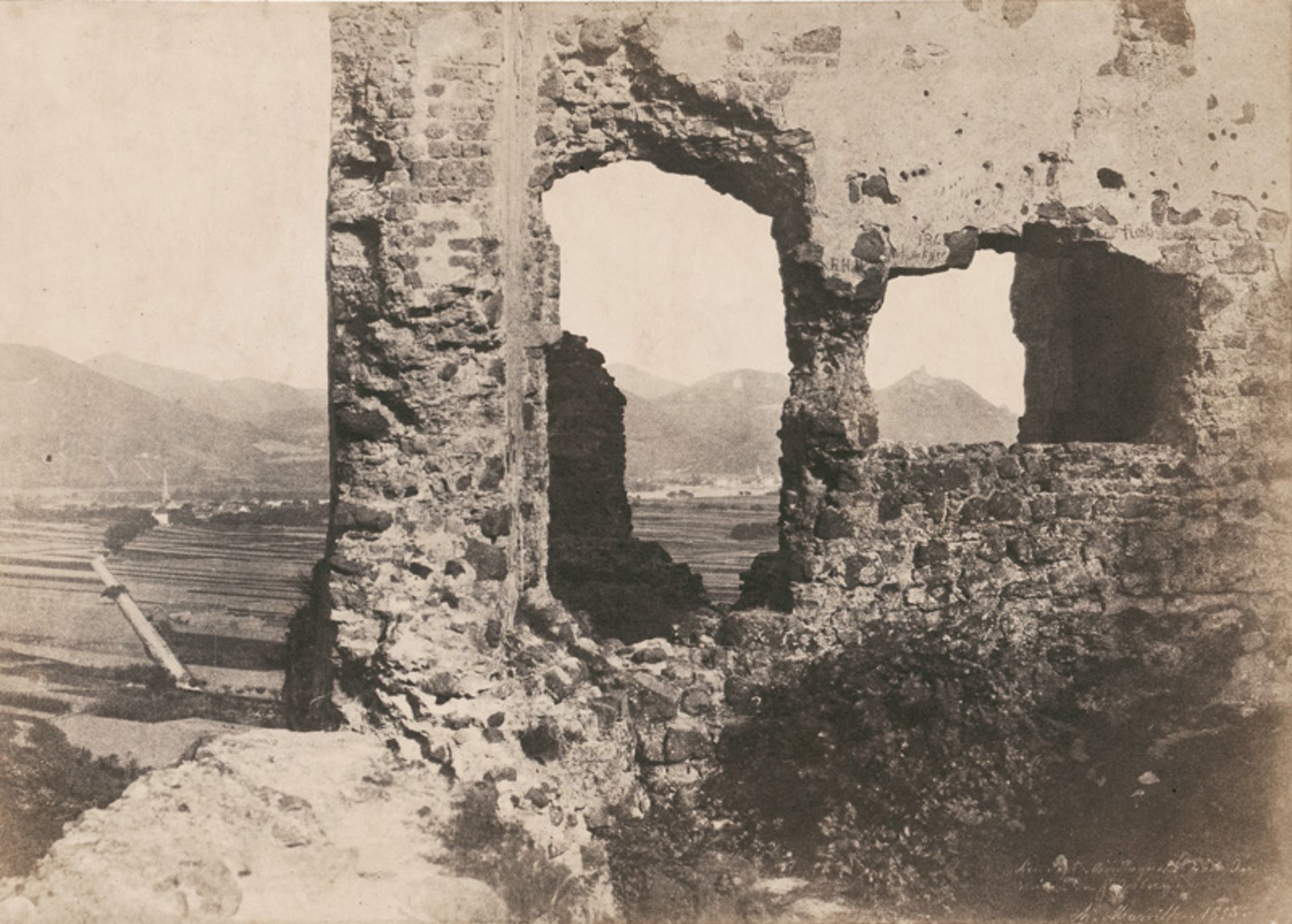 Marville, Charles: The Seven Mountains seen from the Ruins of Godesberg