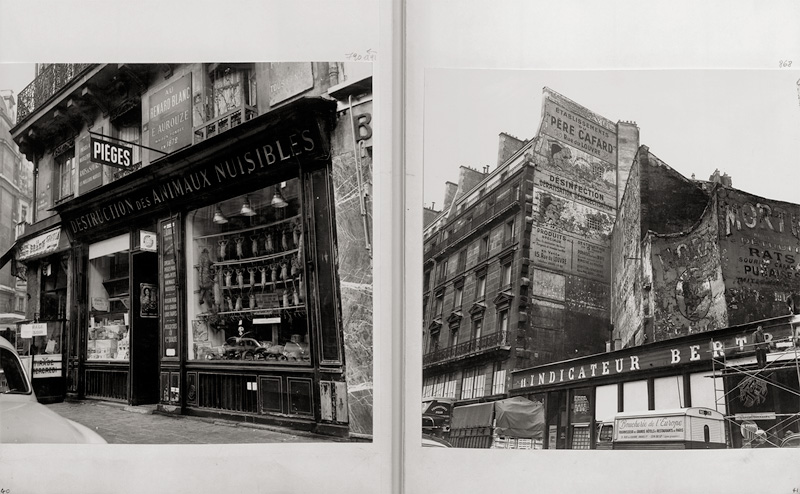 Parisian Store Fronts: Maquette layout model for the book "Paris et ses accroch...