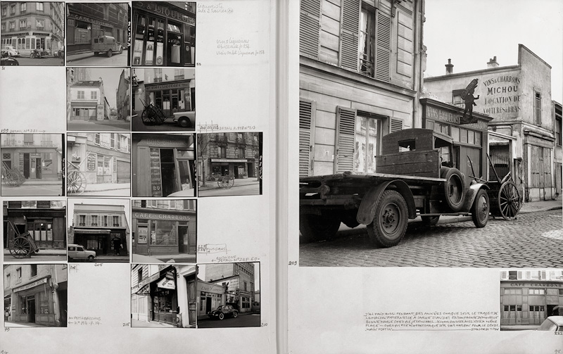 Parisian Store Fronts: Maquette layout model for the book "Paris et ses accroch... - Image 2 of 3