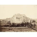 Konstantinou, Dimitrios: View of the Acropolis seen from the King's Palace; Front...