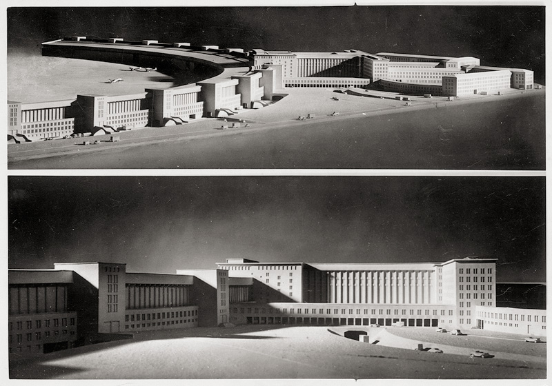 Tempelhof Airport Berlin 1937: Architectural model for Tempelhof Airport, Berlin
