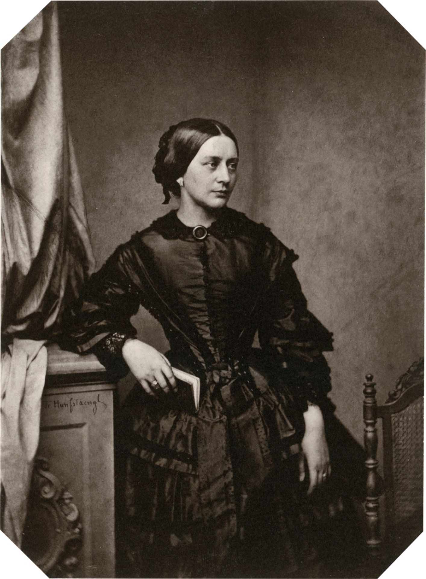 Hanfstaengl, Franz: Portrait of Clara Schumann, from "Album der Zeitgenossen...