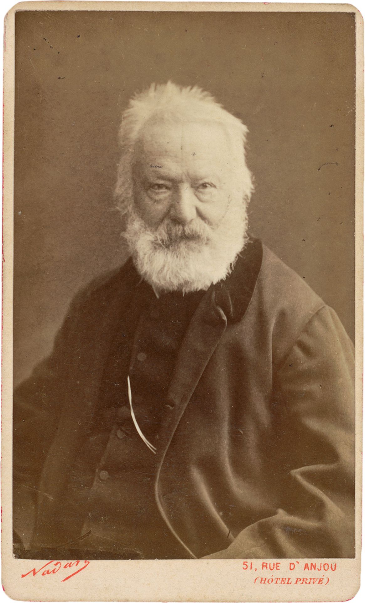 Nadar: Portrait of Victor Hugo