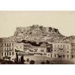 Konstantinou, Dimitrios: View of the Acropolis seen from the King's Palace; Front...