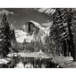Adams, Ansel: Half Dome, Merced River, Winter - Yosemite National Park...