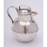 A George V silver Jersey style cream jug, maker J Collyer & Co Ltd,