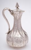 A Victorian silver wine ewer, Robert Hennell III, London,