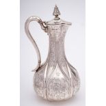 A Victorian silver wine ewer, Robert Hennell III, London,