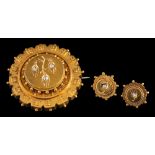 A late Victorian diamond brooch,
