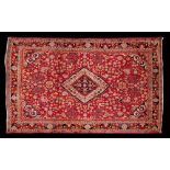 A Sarouk rug:,