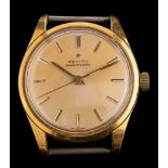 Zenith, an 18 carat gold automatic wristwatch,: numbered 693511,